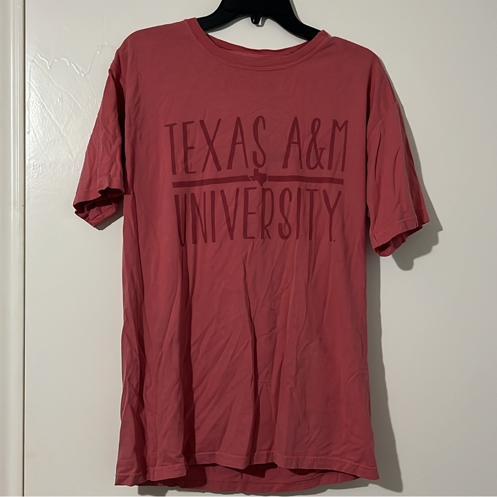 Texas A&M University Men's Red T-Shirt